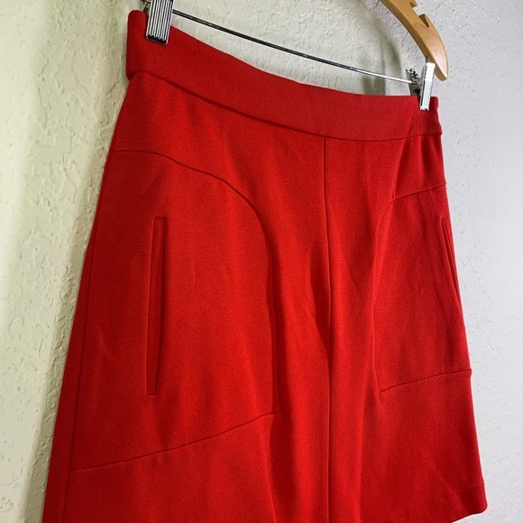MAEVE Anthropologie Novato A-Line Front Pockets Zipper Retro Style‎ Mini Skirt - Picture 8 of 15